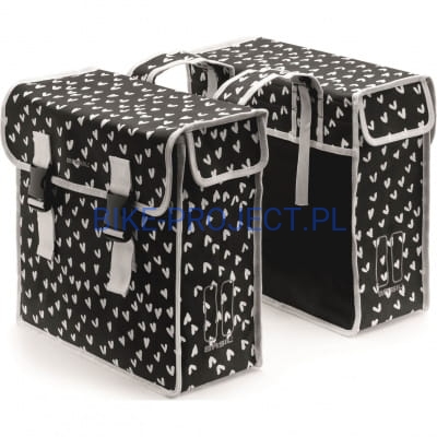 Basil dubb tas Mara XL heart dots.jpg