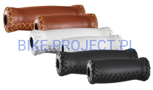 Chwyty VELO Pro-X 127/92 Czarne Skóra Eco