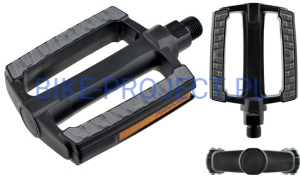 Pedały VP 821 - antypoślizgowe, oś borowinowa