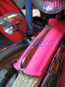 Chromowany nosek na błotnik